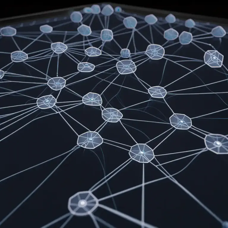 Visual representation of "hive" - A computer network in which individual computers' resources are shared and coordinated by a centralized management software.