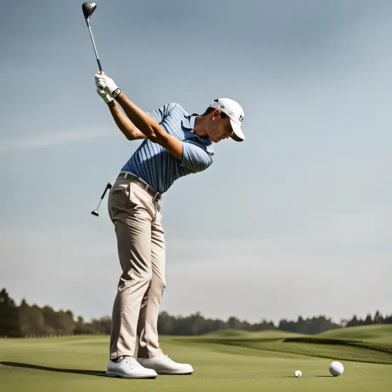 Visual representation of "loft" - In golf, the degree upward angle at which the head of a club is designed to hit the ball.