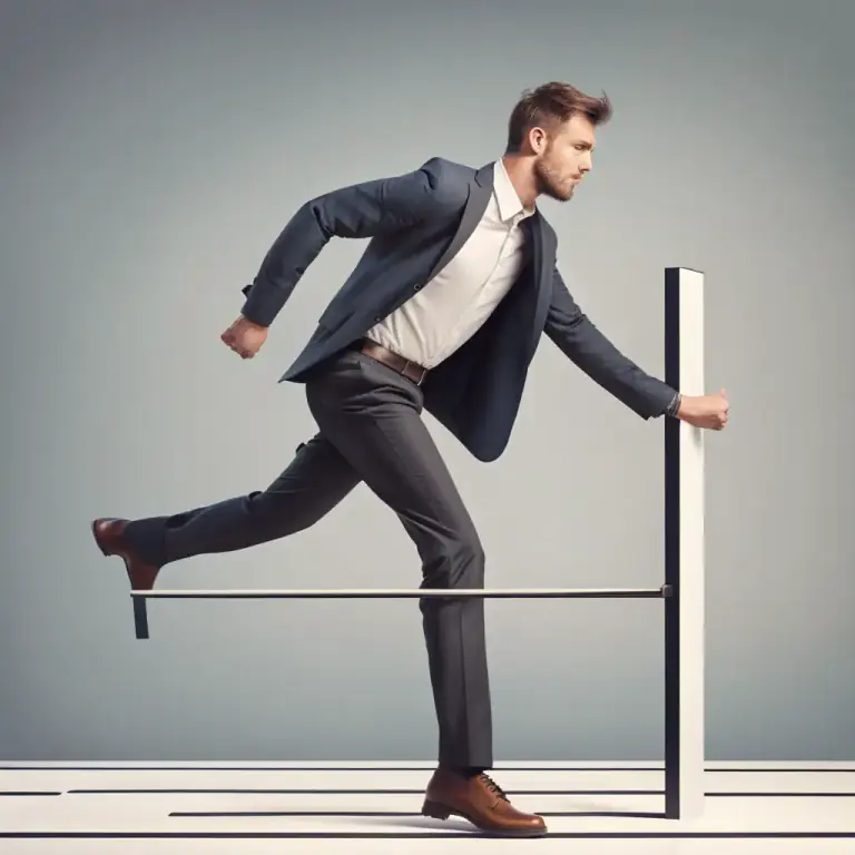 Visual representation of "go further" - To overstep, exceed or surpass a limit or boundary