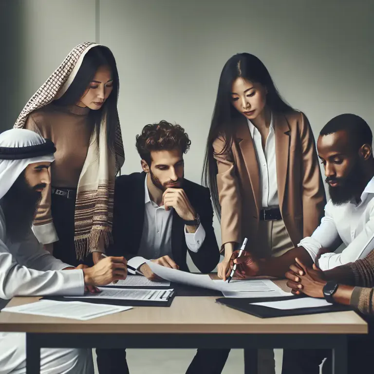 Visual representation of "team" - A number of persons associated together in work or activity