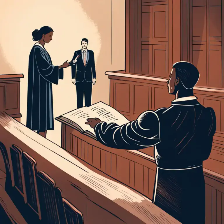 Visual representation of "bind over" - To legally make someone promise to do something, usually to behave well and not commit a crime.