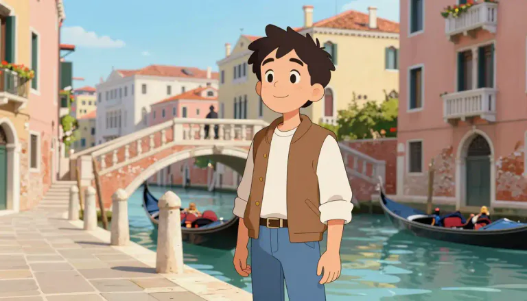 Visual representation of "dai" - A term used to refer to a person who is from Italy, particularly in the region of Venice.