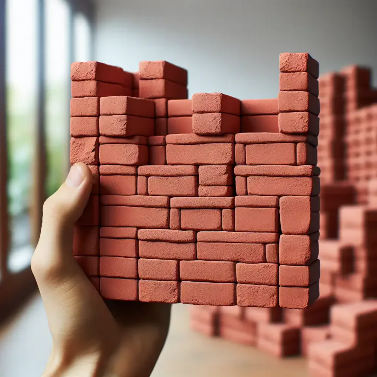 Visual representation of "make bricks without straw" - To try to do something when the necessary resources or materials are not available