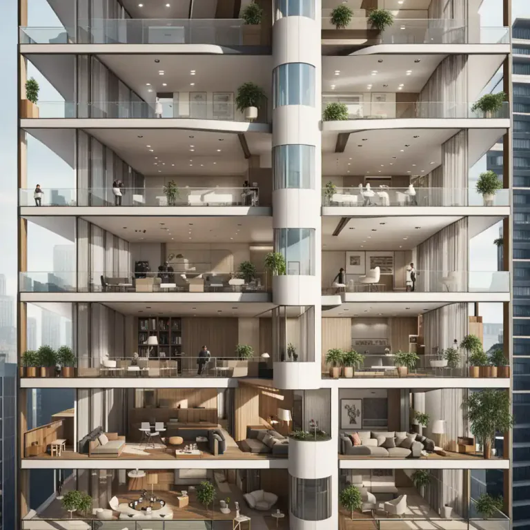 Visual representation of "residential" - Used for living in and not for business