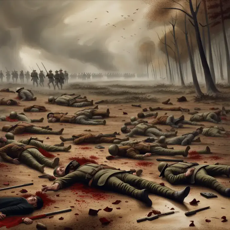 Visual representation of "butchery" - The cruel killing of a lot of people