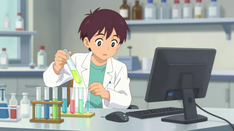 Visual representation of "experimental" - Relating to tests, especially scientific ones, where new methods or ideas are tried out.