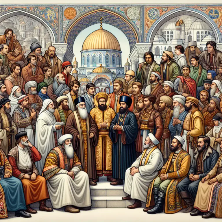 Visual representation of "millet" - A community or political group in the Ottoman Empire
