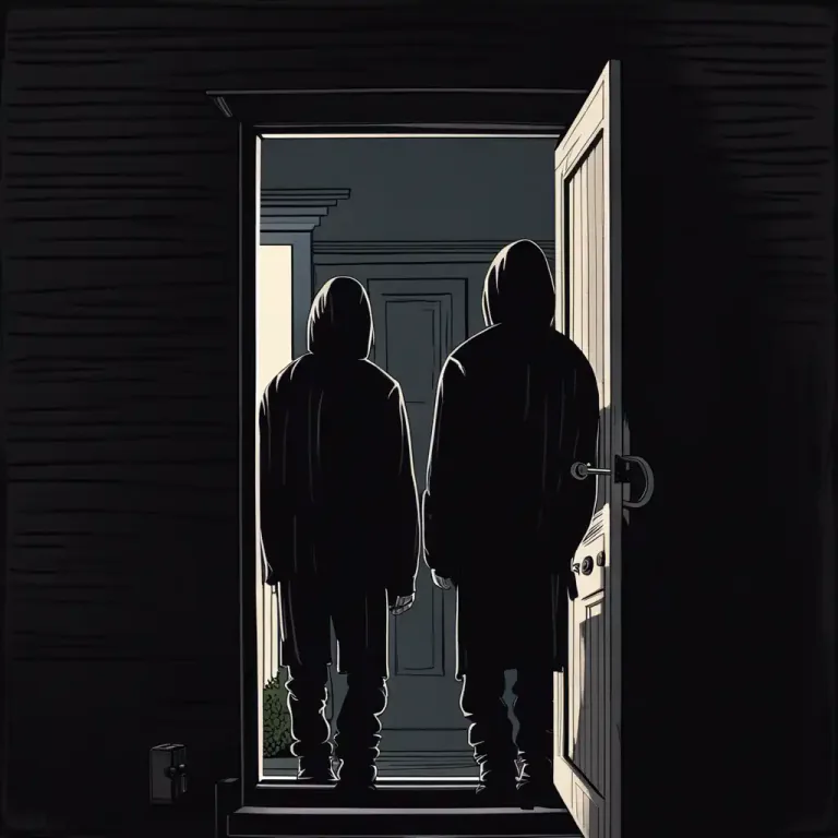 Visual representation of "a way into something" - A physical passage or opening to enter a place or a structure