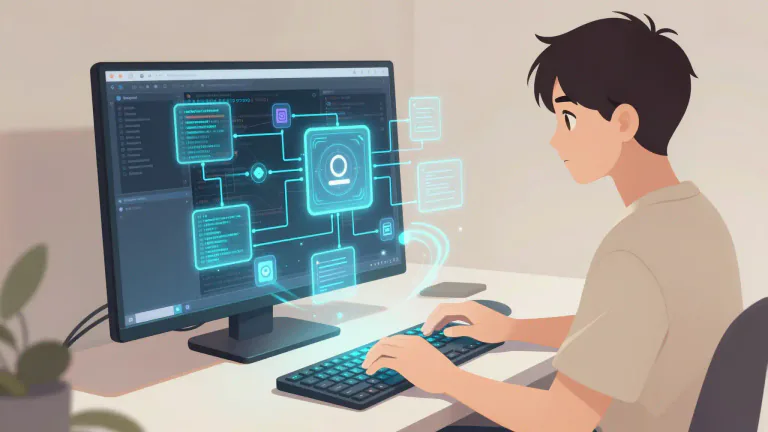Visual representation of "algol" - It is a programming language used mostly in computing.