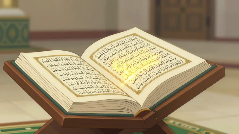 Visual representation of "surah" - A surah is a chapter of the Quran, which is the holy book of Islam, containing verses that convey the teachings of Islam.