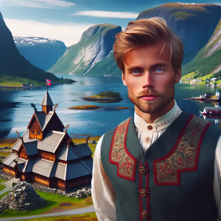 Visual representation of "scandinavian" - A person from Scandinavia.