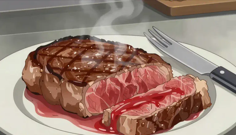 Visual representation of "underdone" - Not cooked enough