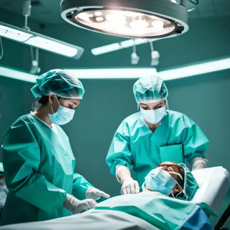 Visual representation of "operate" - to do surgery.