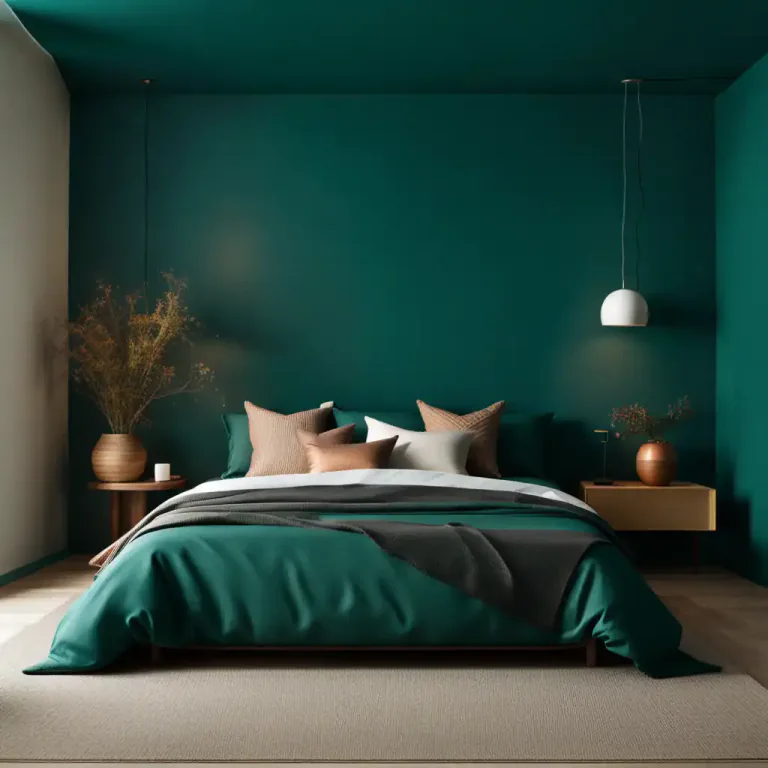 Visual representation of "teal" - A medium to dark greenish-blue color.
