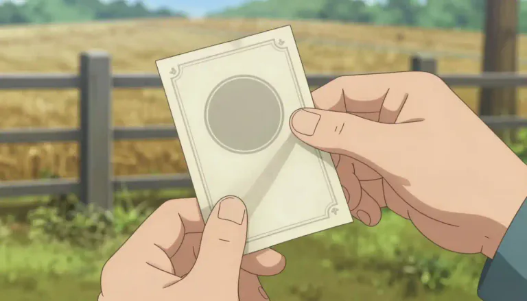 Visual representation of "scrip" - A piece of paper that was written to show that you have the right to something.