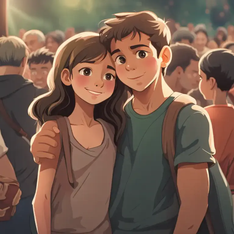 Visual representation of "protective" - Showing or feeling a strong desire to keep someone safe