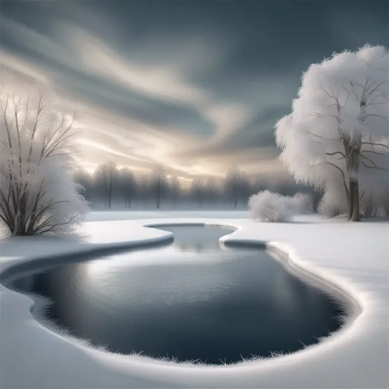 Visual representation of "ice over" - To be covered in ice