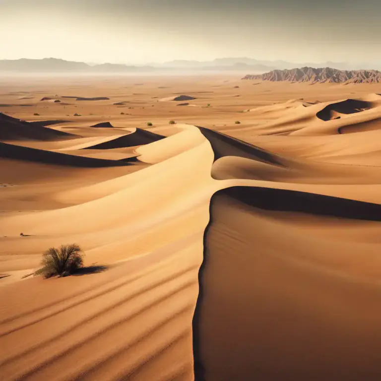Visual representation of "flat" - A level expanse of land