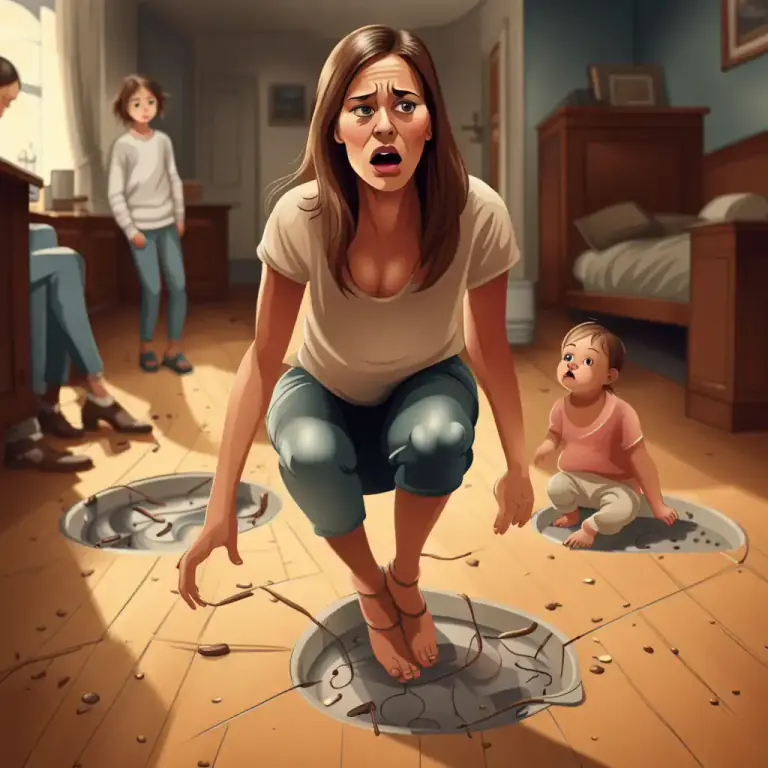 Visual representation of "to fall into/avoid the trap of doing something" - To start doing something harmful or negative without intending to or realizing it