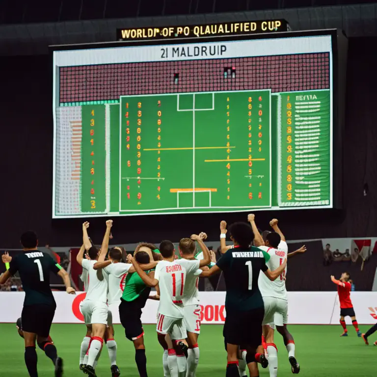 Visual representation of "qualify" - To achieve something that allows you to take part in a bigger event.