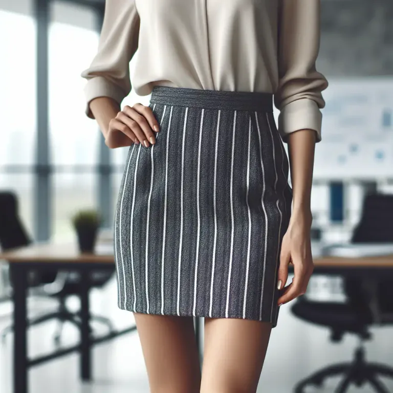 Visual representation of "pinstripe" - Clothing decorated with thin vertical lines