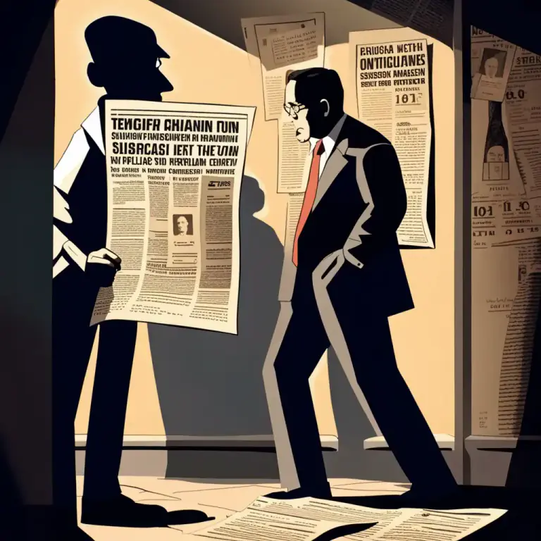 Visual representation of "intrigue" - The secret planning of something illicit or detrimental to someone.