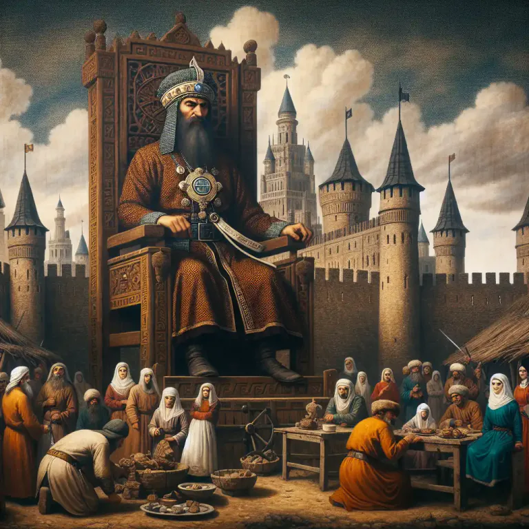 Visual representation of "yuan" - A historical period in China's history in the 13th and 14th centuries called the Yuan dynasty