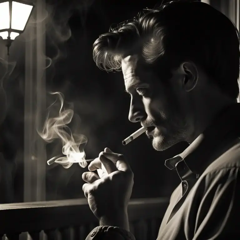 Visual representation of "spark up" - To light a cigarette, or any other smoking material