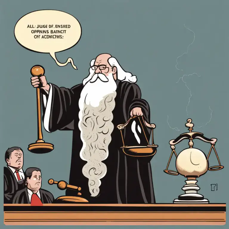 Visual representation of "pronounce on" - To officially declare or state something, especially an opinion or judgment