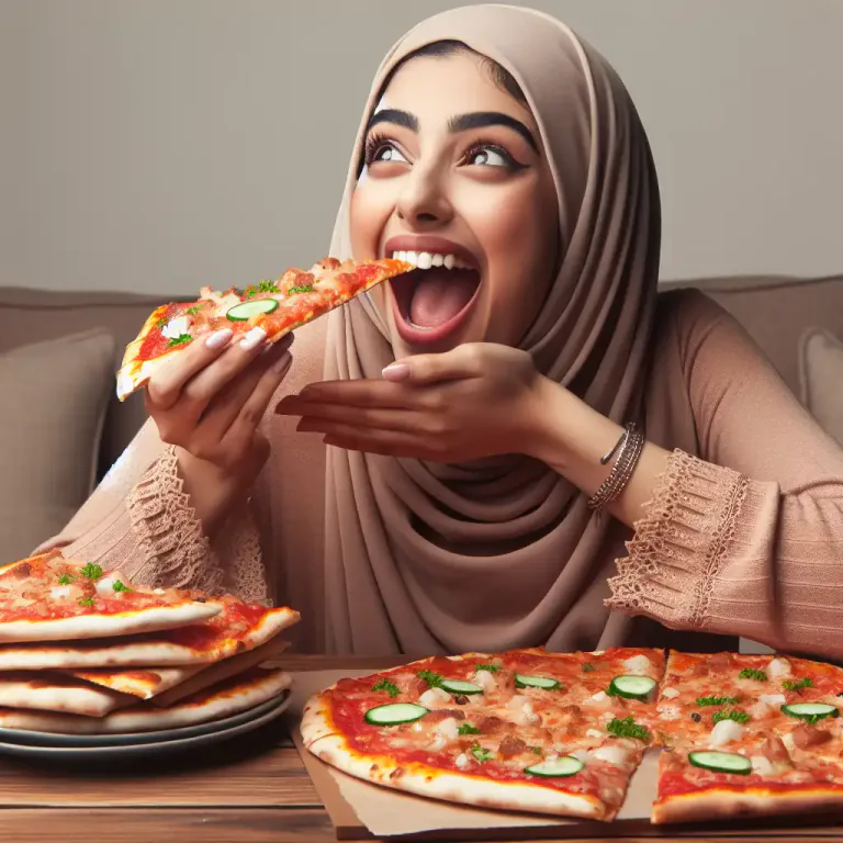 Visual representation of "stuff" - To eat a lot of food, quickly.