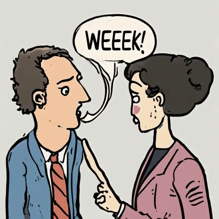 Visual representation of "bring up against" - To confront or challenge someone with something.