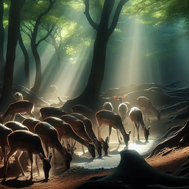 Visual representation of "lick" - A place where animals lick for salt