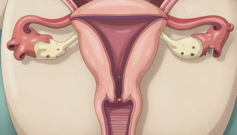 Visual representation of "endometrium" - The endometrium is the mucous membrane lining the inside of the uterus, which thickens during the menstrual cycle.