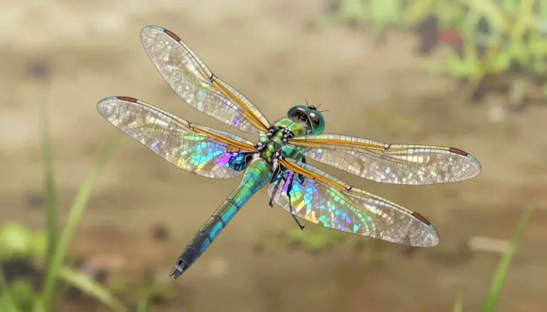 Visual representation of "iridescent" - Showing many bright colors that change with movement