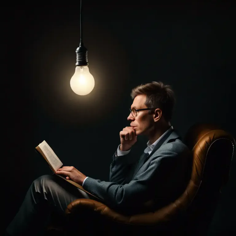 Visual representation of "food for thought" - Something that gives you something to think about, a new idea or way of thinking