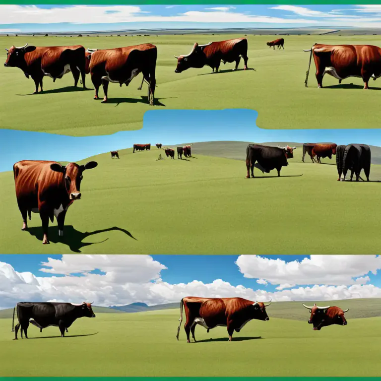 Visual representation of "steer" - A male cow that has been castrated