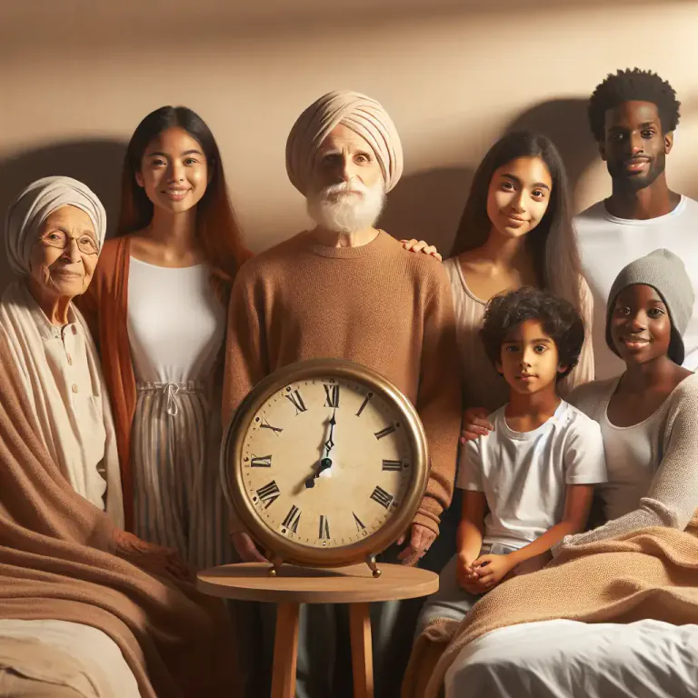 Visual representation of "hour" - A particular point in time