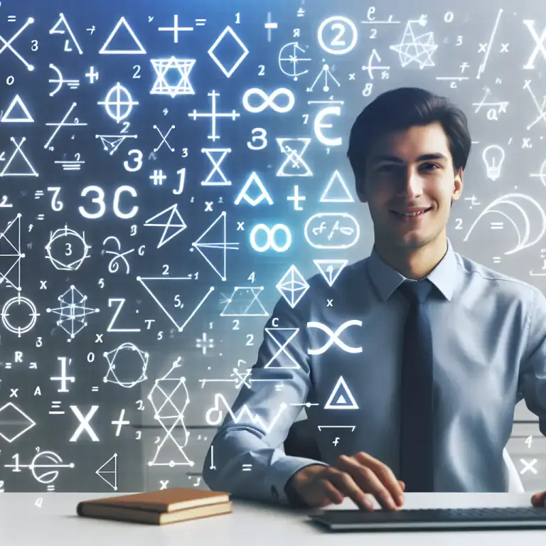 Visual representation of "arithmetical" - Showing proficiency or skill in applying arithmetics