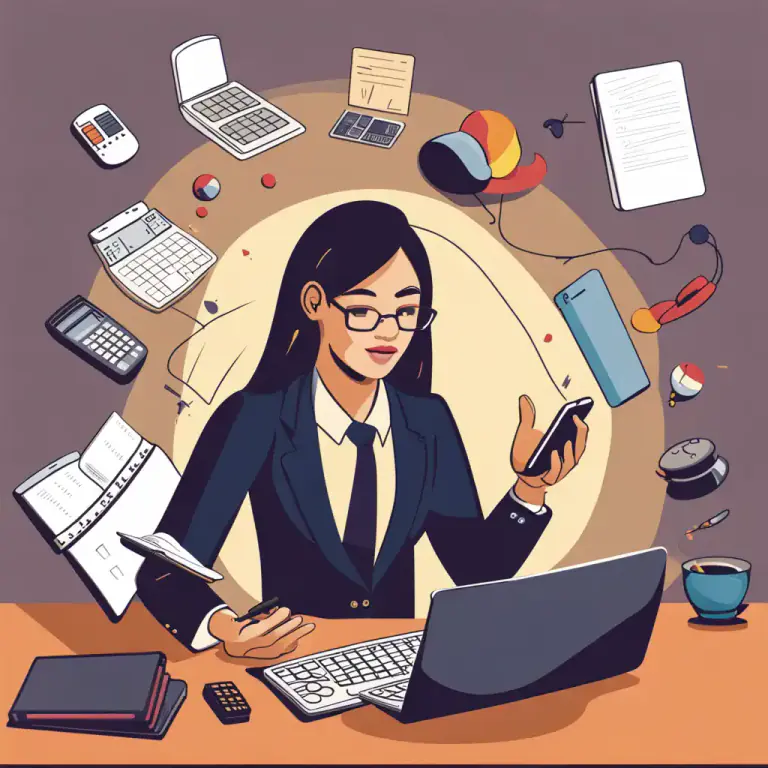 Visual representation of "multitask" - The action of managing more than one task at the same time