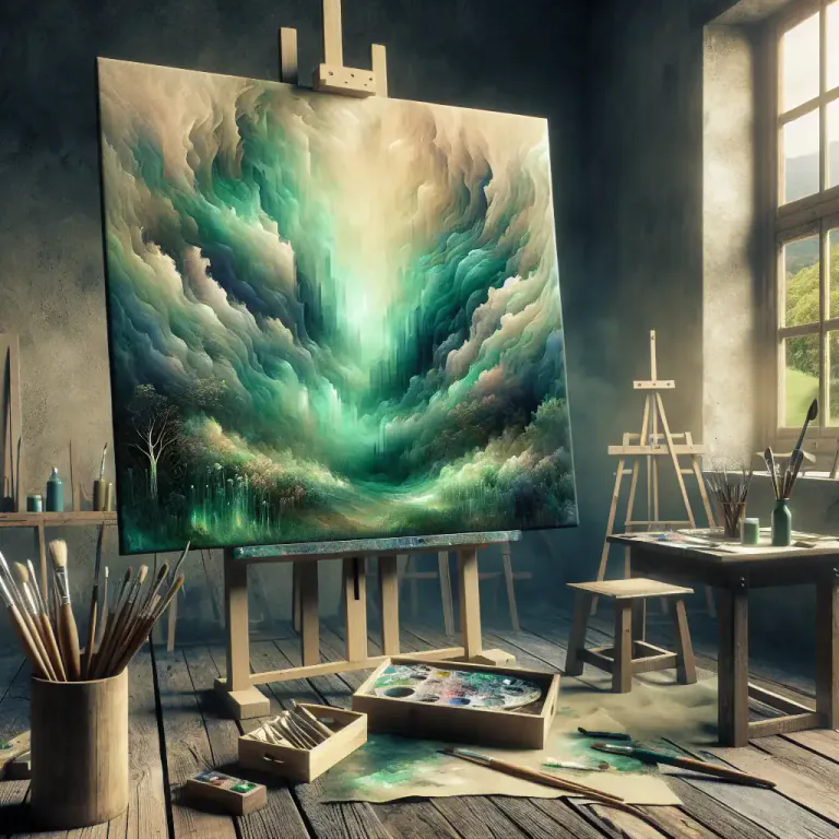 Visual representation of "undertone" - In art, an undertone is a color that appears underneath or influences the whole color.