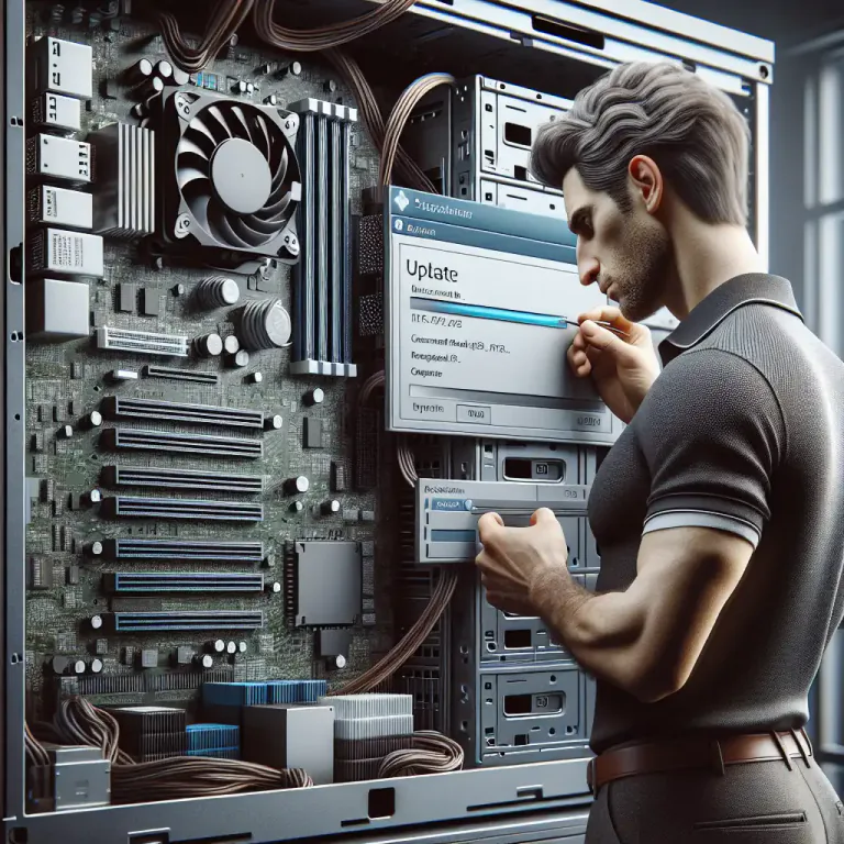 Visual representation of "configuration" - The set of computer hardware and software that is used at a particular time