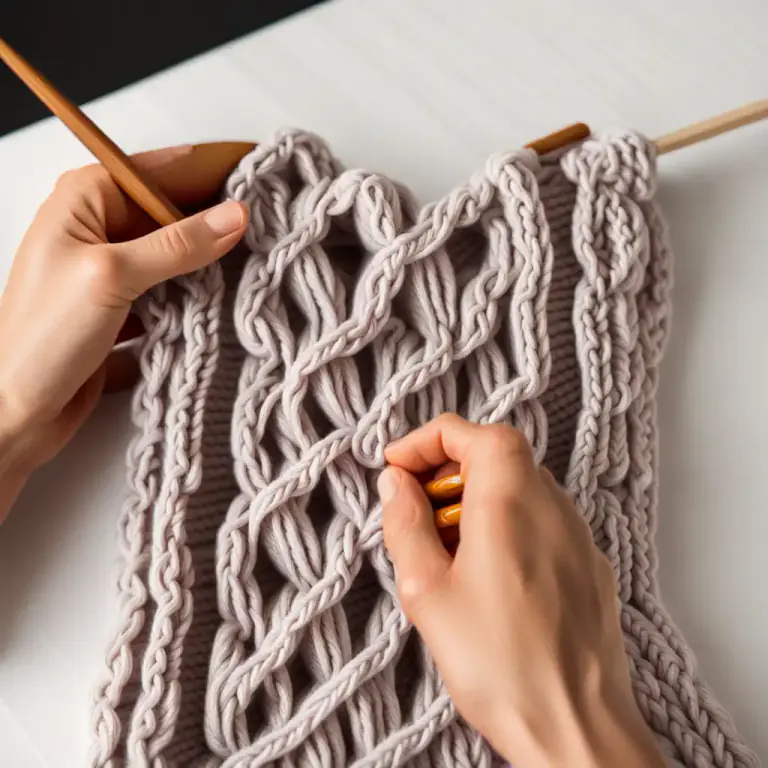 Visual representation of "brioche" - A type of knitting stitch that creates a puffy, raised design.