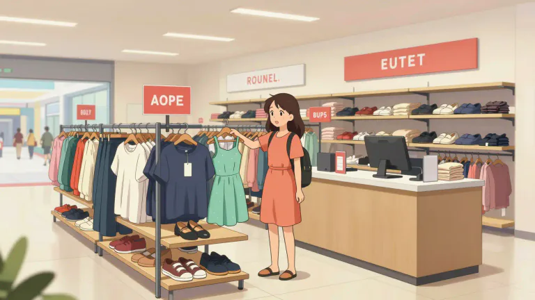 Visual representation of "outlet" - A place where products are sold, such as a store or shop.