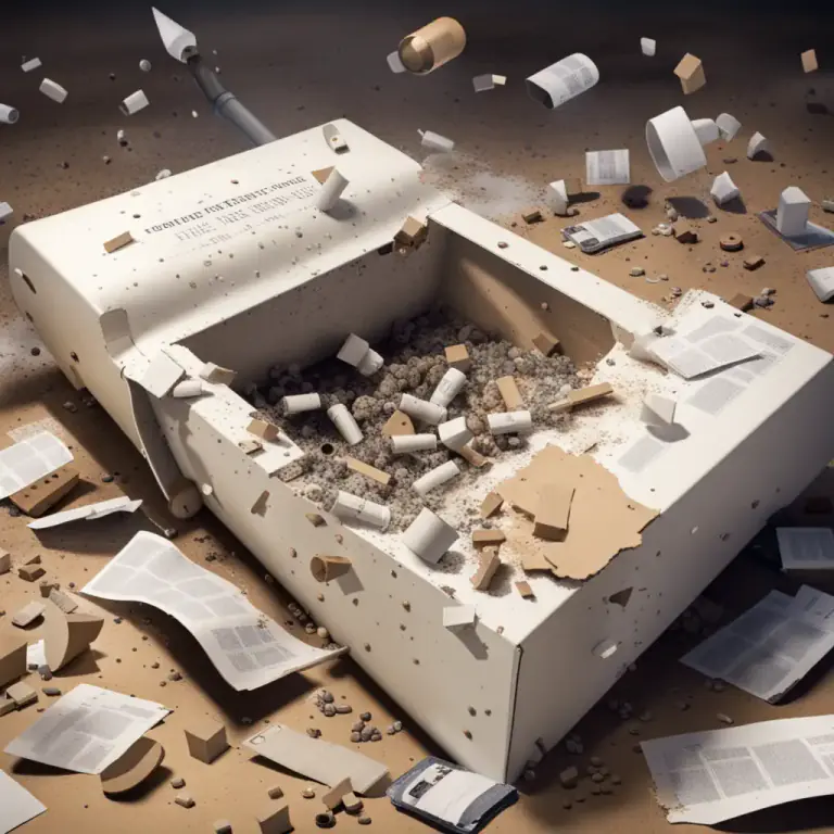 Visual representation of "shake/rock the foundations of something" - To surprise or impress someone so much that they have to radically change their opinions or beliefs