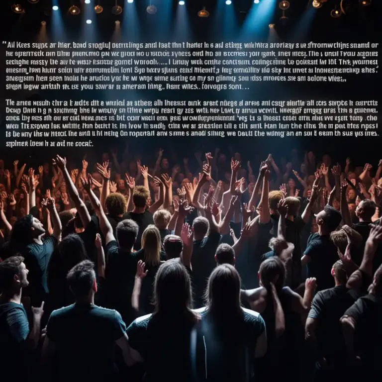 Visual representation of "singalong" - Describing a song that is easy to sing because the melody is simple and the lyrics are repetitive or familiar.