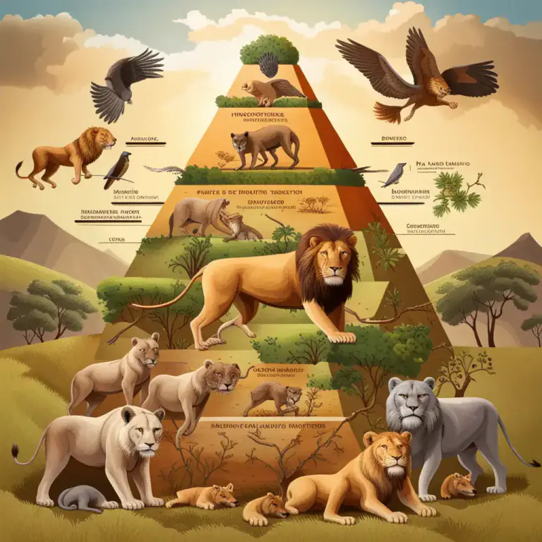 Visual representation of "niche" - In ecology, a role taken by a kind of organism within its community.
