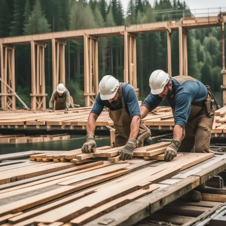 Visual representation of "planking" - To cover with wooden boards