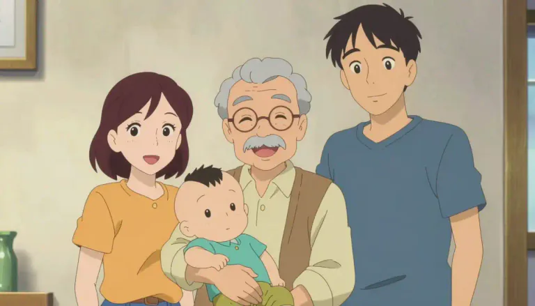 Visual representation of "grandson" - The son of your son or daughter