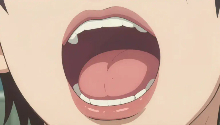 Visual representation of "frenulum" - A small fold of tissue that connects or restricts the movement of a mobile organ, such as the tongue or the lips.