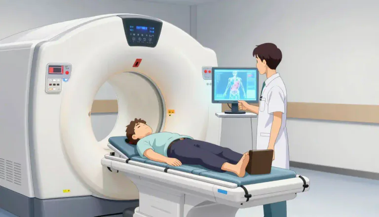 Visual representation of "imaging" - The action or process of producing an image, especially a picture or representation of the internal structures of a body by medical techniques.